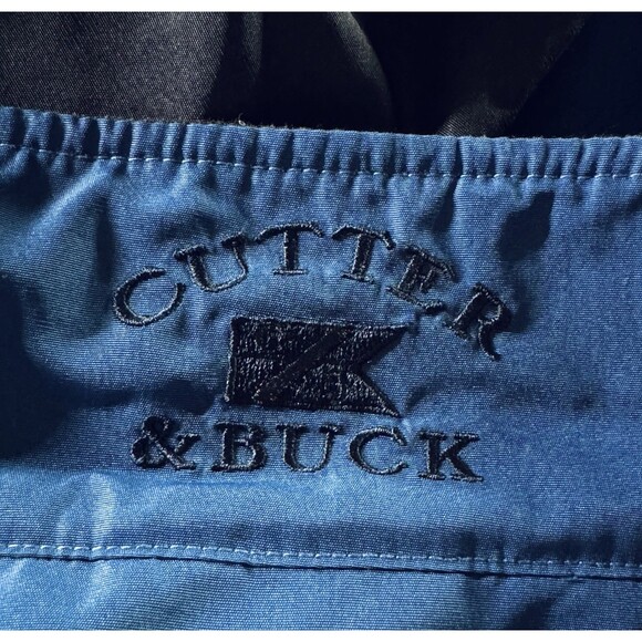 Vintage Cutter & Buck Men's Large 1/4 Zip Windbreaker Clima Guard Hong Kong - Picture 4 of 9